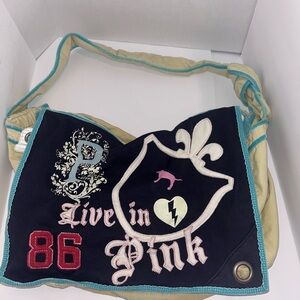 Live in Pink Women's Bag - Black and Tan